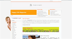 Desktop Screenshot of happylifemag.com